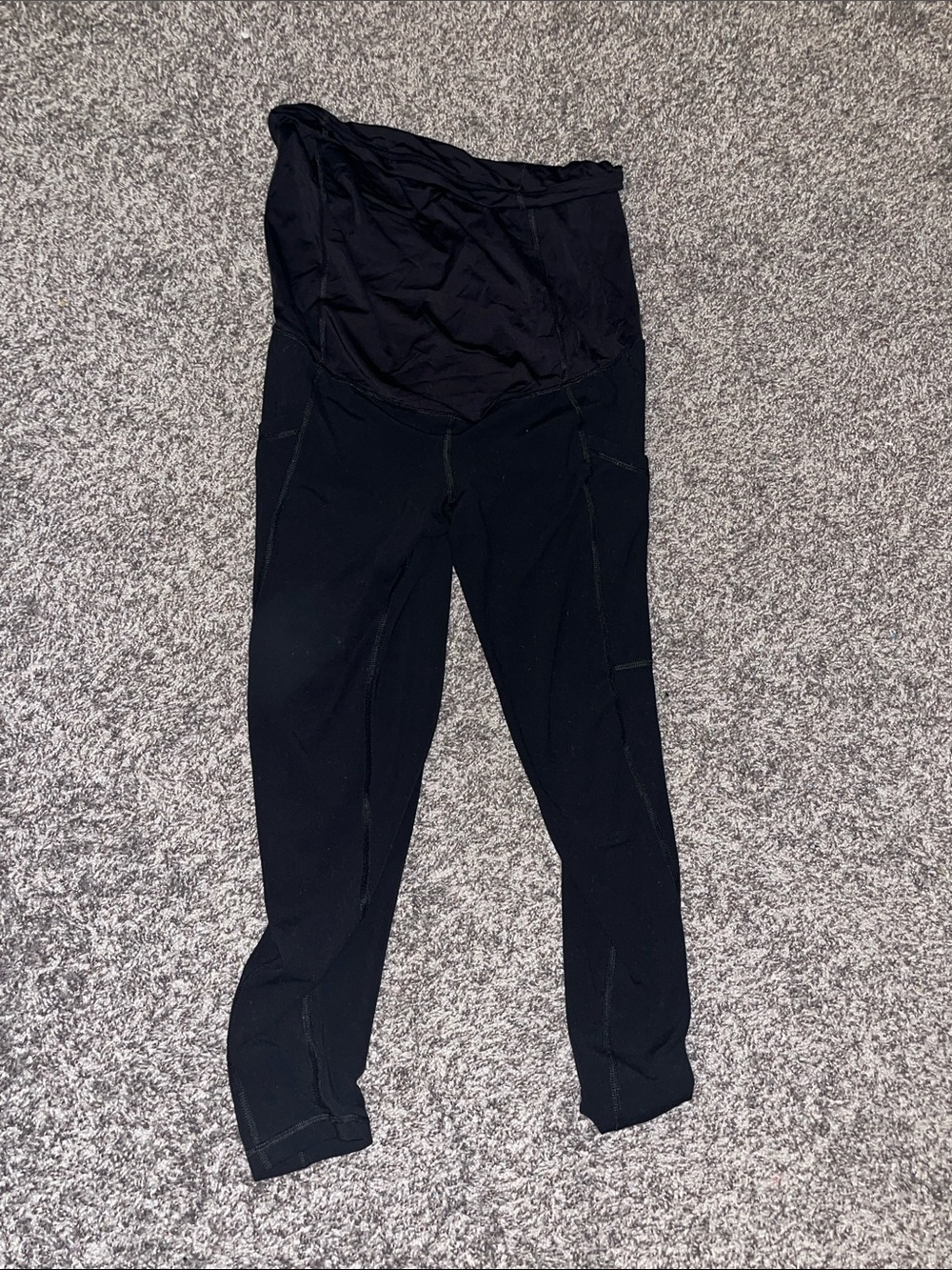 Black Maternity Leggings - Comfortable Support